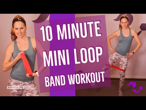 10 Minute Mini Loop Band Workout for Strength and Cardio