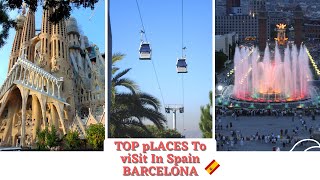 TOP places to visit in Barcelona / Spain (2021)