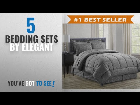 top-10-elegant-bedding-sets-[2018]:-luxury-bed-in-a-bag-comforter-set-on-amazon!-elegant-comfort