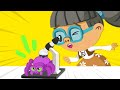 SuperZoo & Groovy The Martian cartoons for kids - Dr.Spooky transforms a cute spider into a piggish
