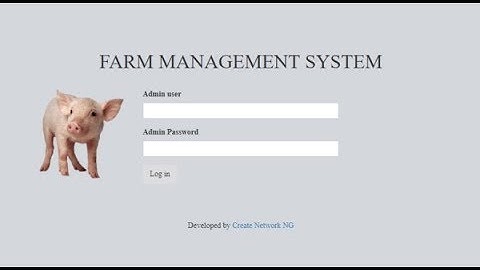 Download Farm Management System | Full Project Free Download With Database