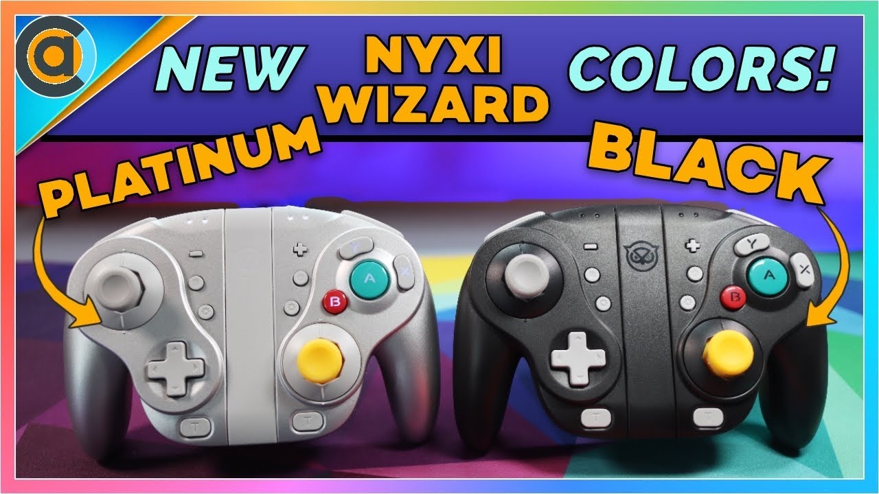 NEW* NYXI WIZARD Colors. Platinum and Black. Whats different? Nintendo  Switch Unboxing 