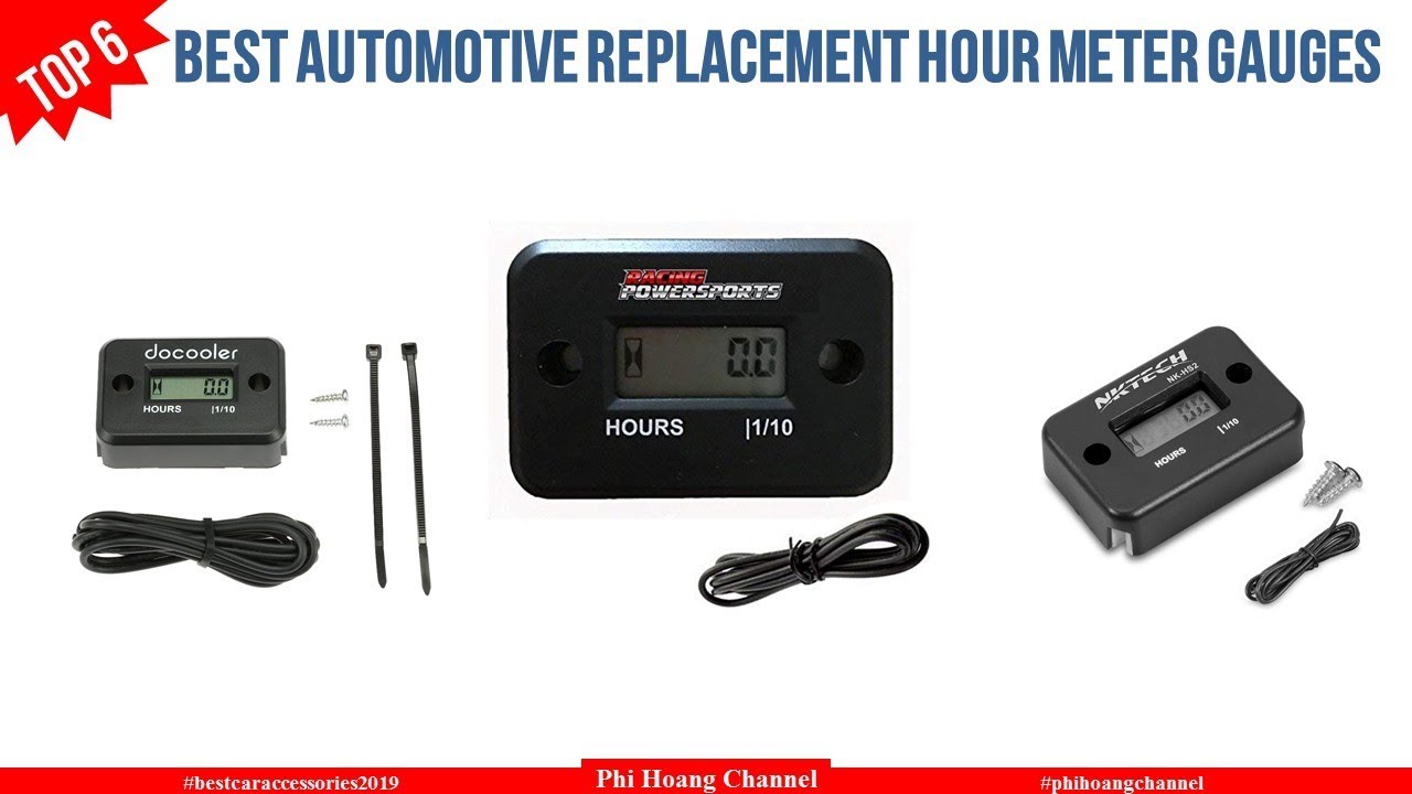 RacingPowerSports Digital Hour Meter Motorcycle ATV Snowmobile Marine Dirt Bike