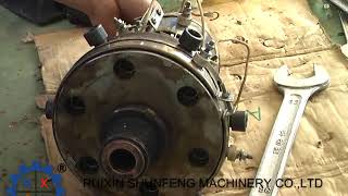 Tutorial - How to remove and install the die head of a film blowing machine