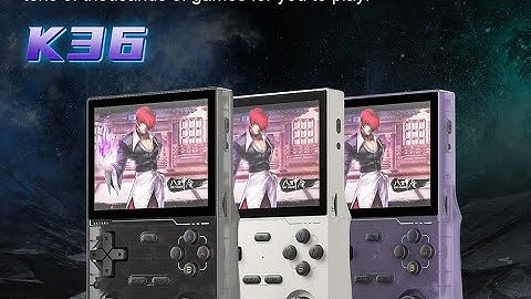 Unboxing Handheld Game Console K36