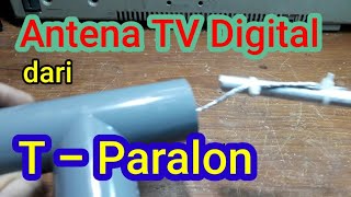 Antena TV Digital dari Paralon Outdoor || Gambar Jernih