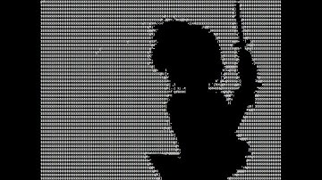 BAD APPLE on a website in ASCII