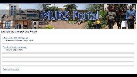 Mubs Freshers Online Registration - Do It Yourself #1