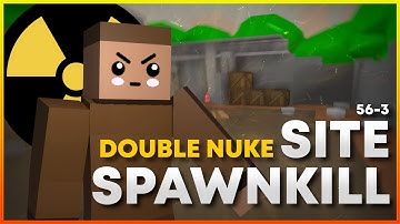 SITE DOUBLE NUKE + SPAWNTRAP [Krunker.io]