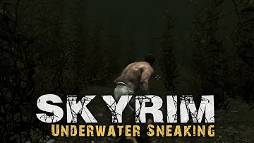 Elder Scrolls Skyrim - Underwater Sneaking Glitch