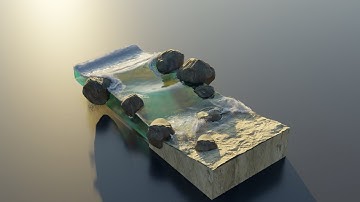 Beach - Blender Flip Fluids Simulation