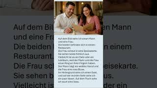 Deutsch B1 mündliche Prüfung Beispiel 5 mit Bildbeschreibung | German B1 Oral Exam Practice