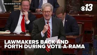 Lawmakers go back and forth during the Vote-A-Rama