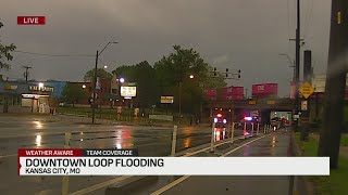 Kansas City Fire Department responding to ‘numerous’ water rescues Monday morning