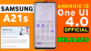 Samsung Galaxy A21s One Ui 4.0 Android 12 Update [ Confirm Date ] Samsung A21s New Update #A21s