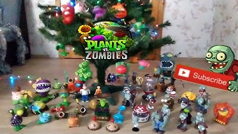 Plants Vs Zombies Toys Merry Christmas And and Happy New Year