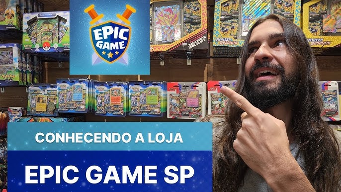 Fui na @Epic Game em Santos! Ja foi alguma vez? #epicgame #pokemon