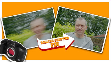 How to fix Rolling shutter on Blackmagic Cinema Cameras⎜DaVinci Resolve Tutorial