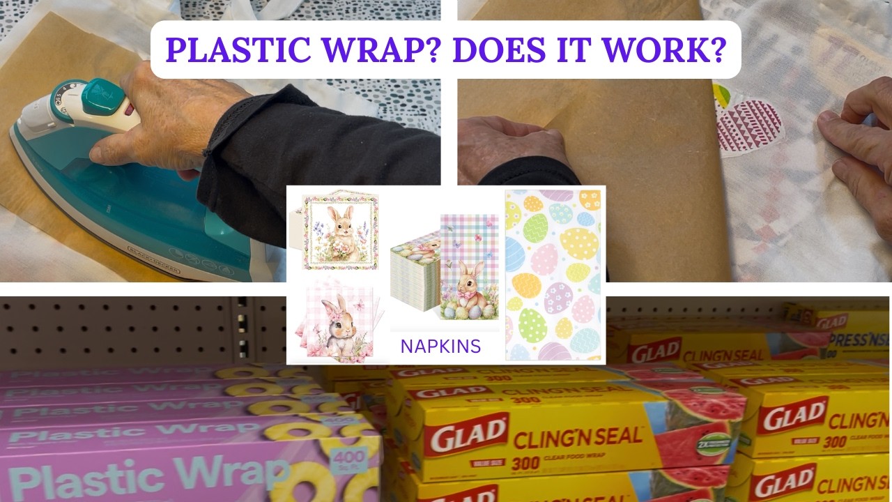 How To Put a Design on This Bag Without Sewing | I Use The Plastic Bag Trick | EASY DIY