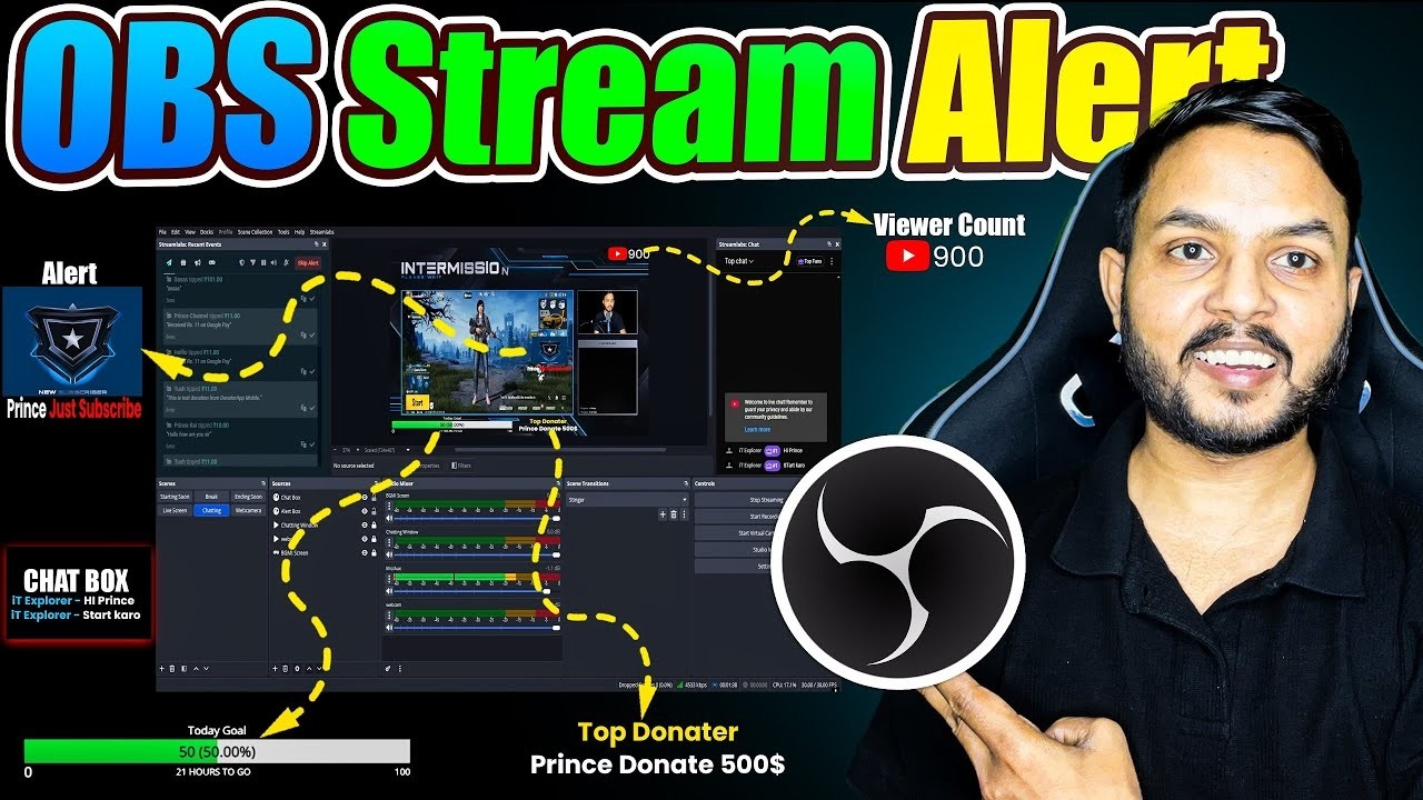 Steps to Set Up Alerts in OBS Studio Like a Pro (Subscriber, Chat ...