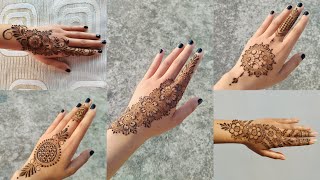 5 New stylish back hand mehndi design | Easy & simple mehndi design | Mehndi ka design | Mehndi