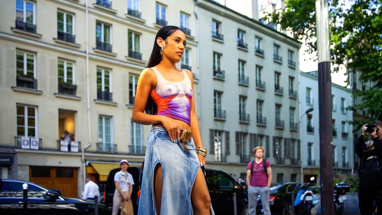 Street Style at RHUDE show - Paris Fashion Week Menswear Spring Summer 2023 (part one)