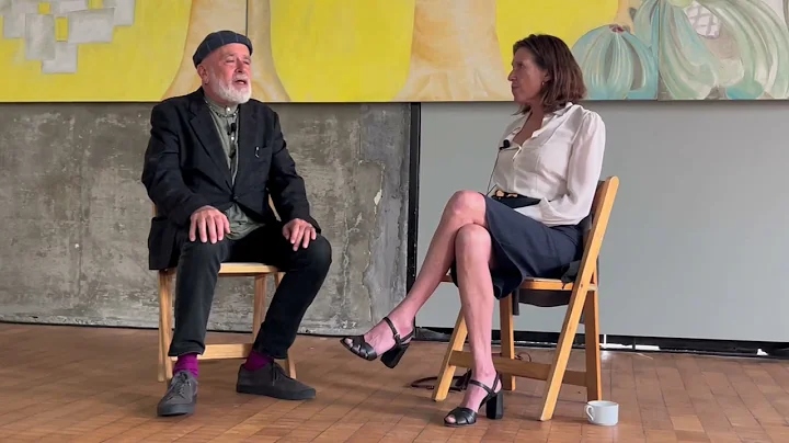 FRANCESCO CLEMENTE AND MARY WEATHERFORD IN CONVERS...