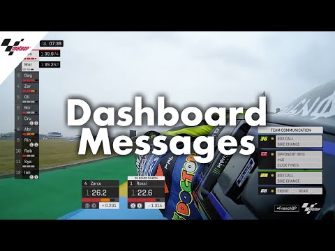 From Mapping 8 to Back to Box: Dashboard messages in MotoGP™