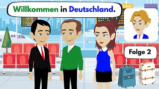 Learn German | Sarah and her father traveled to Germany 🇩🇪 | Vocabulary and important verbs