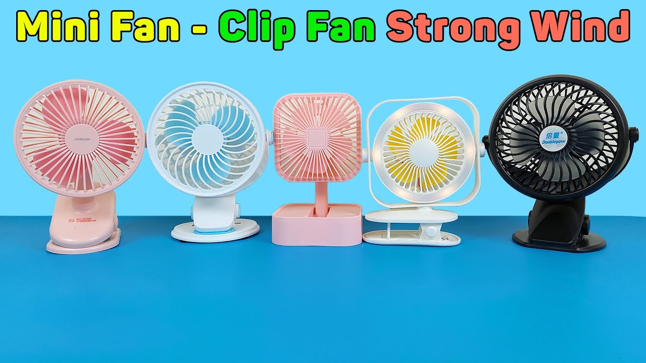 Mini Fan - Strong Wind Fresh Summer, Rechargeable Handheld Foldable