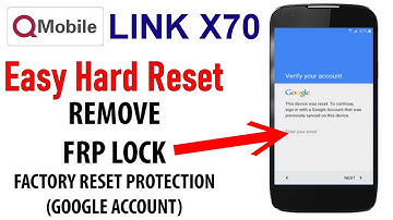 QMobile Linq X70 Hard Reset, QMobile Linq x70 FRP Bypass, Gmail Bypass, Q X70 V2 MT6582 Pattern Lock