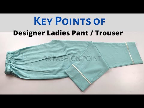 Ladies Pant  Straight Pant  Capri Pant  Ladies Trouser  Cutting and  Stitching Easy Tutorial  YouTube