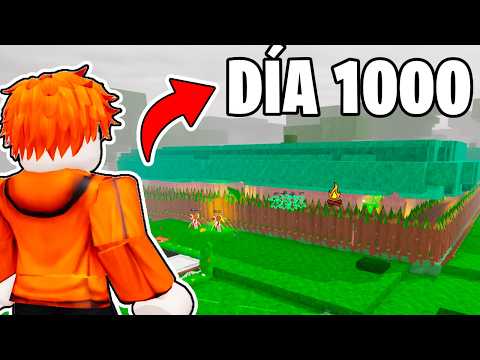 SOBREVIVÍ 1000 DÍAS en la BASE MÁS GRANDE OCULTA de 99 Noches en el Bosque Roblox