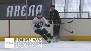 Pat Maroon gives update on his return after practicing with Bruins for first time