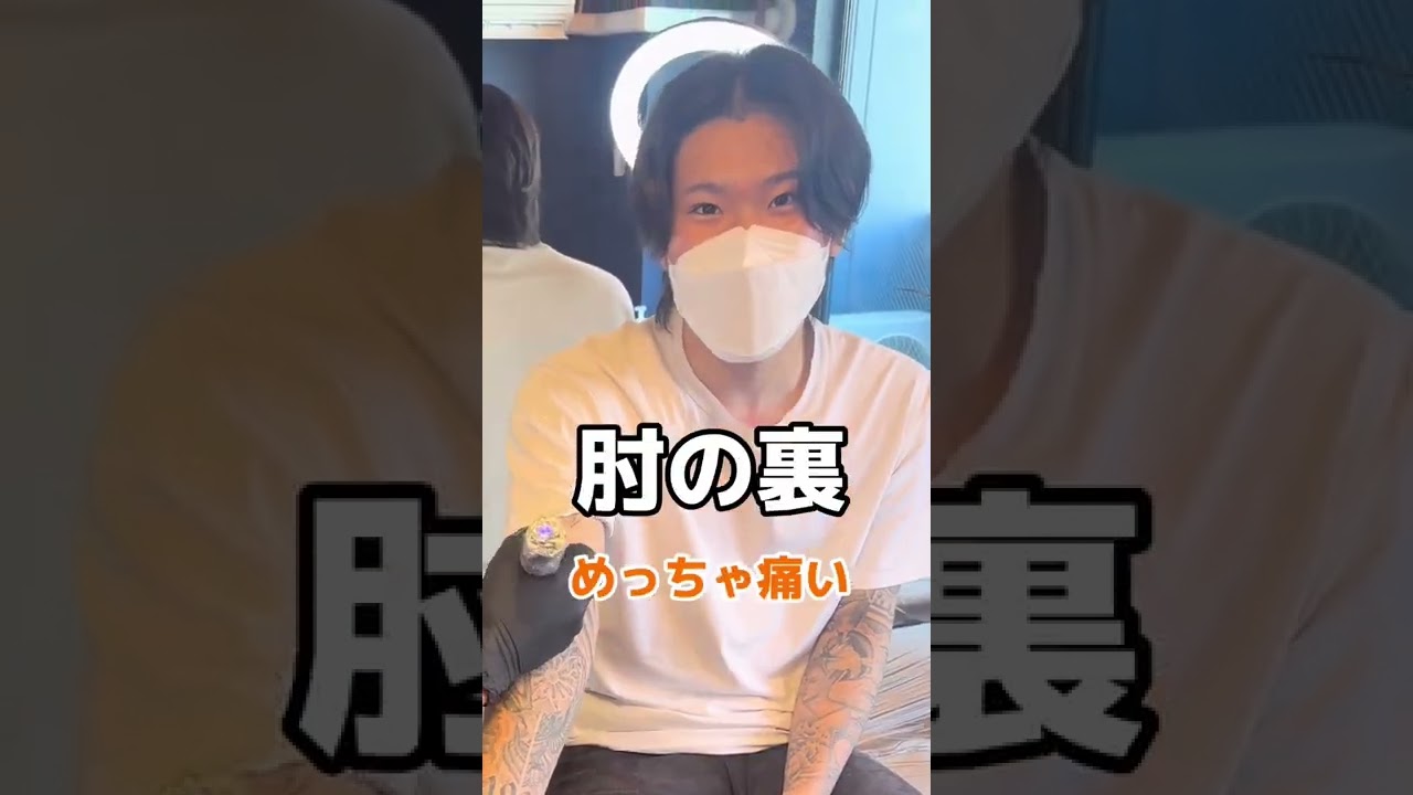 【検証】腕の中でタトゥーは1番どこが痛くないのか?