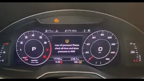 How To Reset The Tire Pressure Warning On 2019 Audi Q7 Loss Of Pressure Reset MMI Warning Light