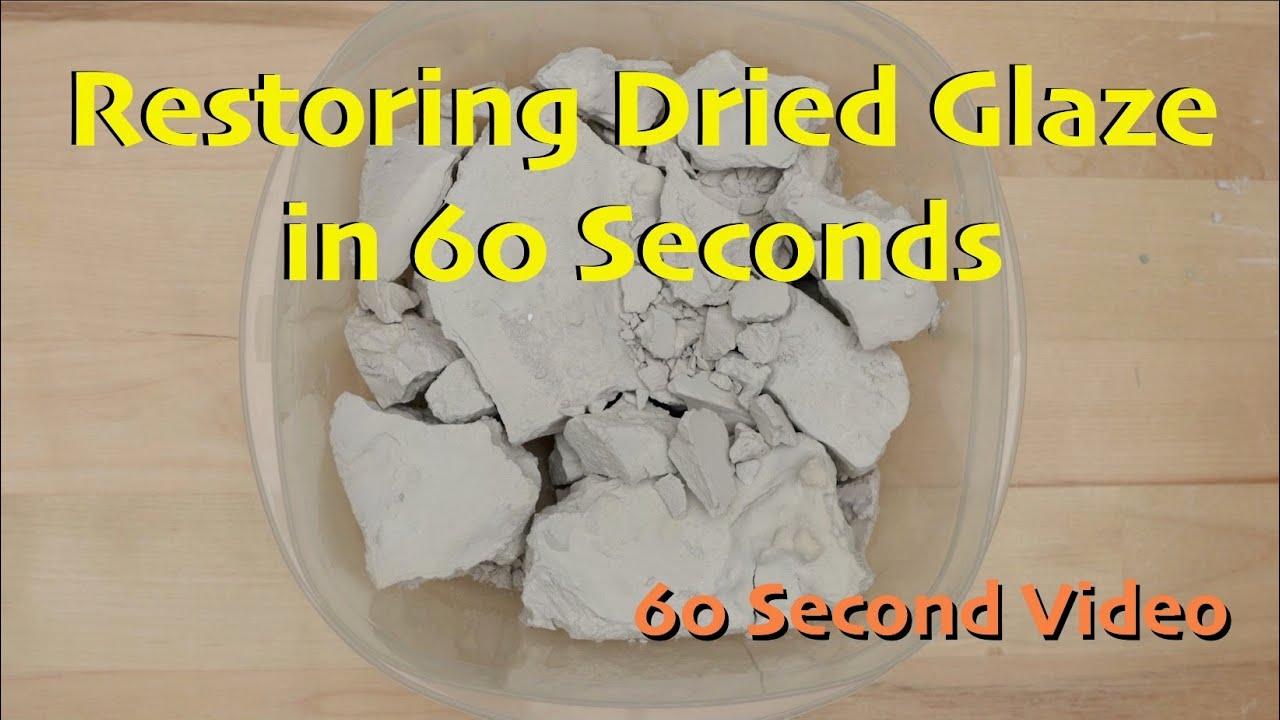Restore Dried Glaze in 60 Seconds! YouTube