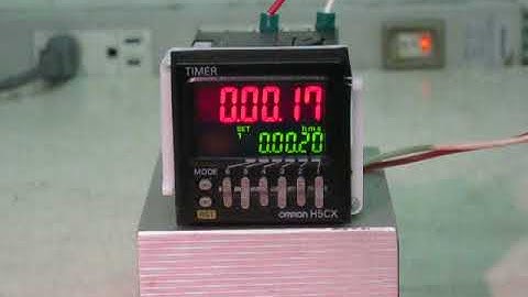 OMRON G7L-2A-T H5CX-BWSD-N Digital timer (power supply DC 12 to 24 V specification)　動作確認
