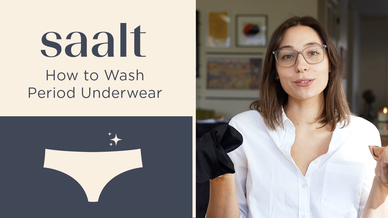 How to Wash Period Underwear 