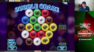 Bubble Craze LIVE slots [Online Gambling with Jersey Joe # 106] screenshot 4