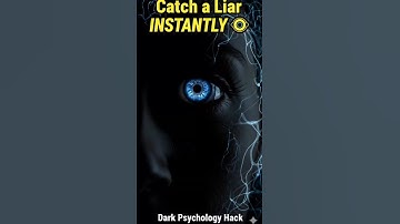“Catch a Liar Instantly 👁️ | Dark Psychology Hack 🧠🔑” #psychology #facts