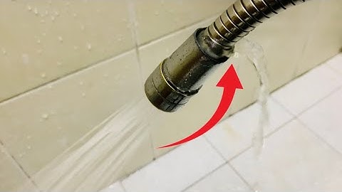 How to Fix Water Leaking Shower Hose | Repair a Leakage Toilet Bidet Hose