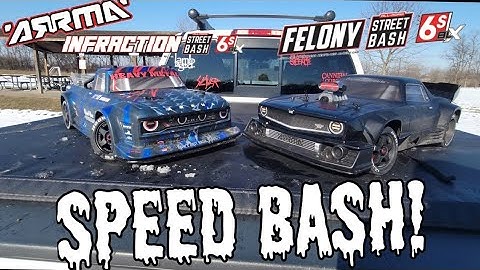 Arrma Felony and Infraction! Insanely Fast Cars!