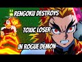 Rengoku destroys toxic loser in rogue demon