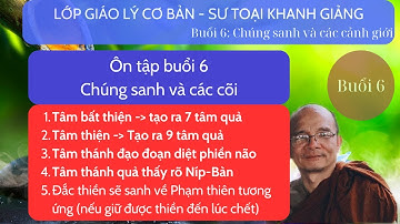 Tóm tắt buổi 6 | Lớp giáo lý cơ bản | Sư Toại Khanh | Buổi 6 - Chúng sanh và các cõi
