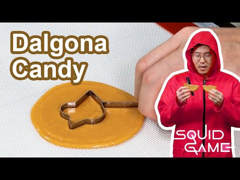 Squid Game Dalgona Candy failproof by a Korean pastry chef  Dalgona challenge included