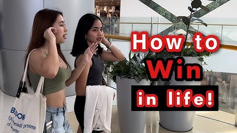 Mindset to Win in Life | MOA Manila Philippines 🇵🇭