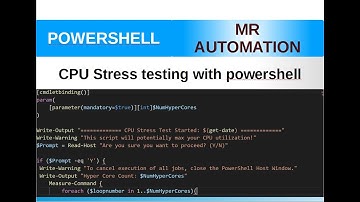 PowerShell S2E7 (CPU Stress)