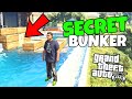 Found secret bunker in swimming pool franklin house gta v