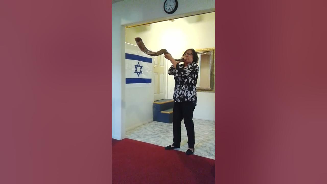 Shofar blowing